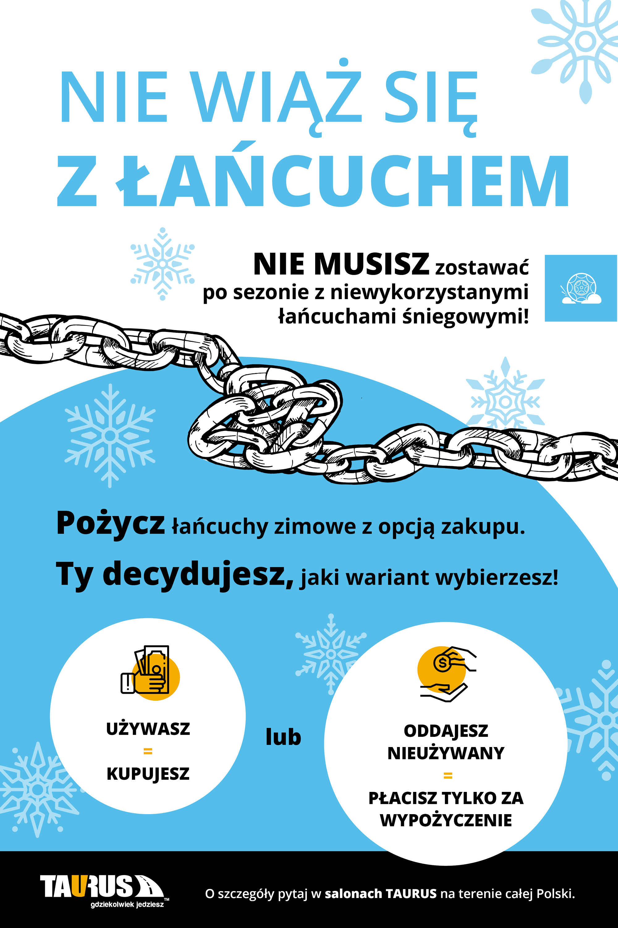 Taurus rusza z usługą wypożyczenia łańcuchów śniegowych - otopr.pl